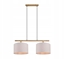 Изображение Lampa wiszca DELIGHT Trio Korba 301200201 lampa wiszca zwis 2x60W E27 drewno