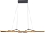 Attēls no Lampa wiszca Italux Italux Conato PND-23848-30W-BK-GD lampa wiszca zwis 2x35W LED 3000K drewno/czarna