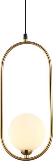 Picture of Lampa wiszca Italux Wiszca lampa nowoczesna Lupus szklana kula ball mosidz