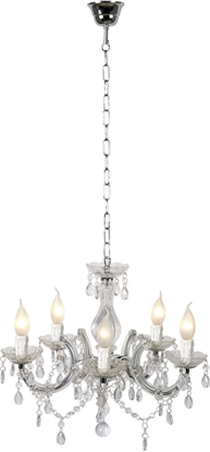 Attēls no Lampa wiszca Lucide Lampa sufitowa transparentna do salonu Lucide ARABESQUE 78351/05/60