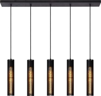 Attēls no Lampa wiszca Lucide Lampa wiszca czarna Lucide LIONEL duga 73406/05/30