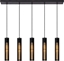 Изображение Lampa wiszca Lucide Lampa wiszca czarna Lucide LIONEL duga 73406/05/30