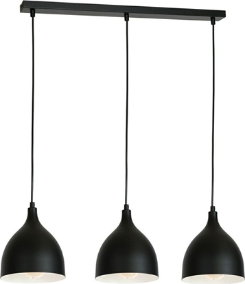 Picture of Lampa wiszca Luminex yrandol Noak czarno biaa na 3 lampy