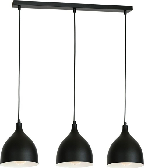 Picture of Lampa wiszca Luminex yrandol Noak czarno biaa na 3 lampy