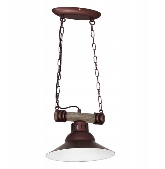 Picture of Lampa wiszca Luminex Lampa wiszca zwis yrandol Luminex Jose 1 1x60W E27 brz 9150