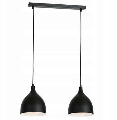 Picture of Lampa wiszca Luminex Lampa wiszca zwis yrandol Luminex Noak 2x60W E27 czarny 6222
