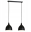Attēls no Lampa wiszca Luminex Lampa wiszca zwis yrandol Luminex Noak 2x60W E27 czarny 6222