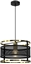 Изображение Lampa wiszca Luminex Luminex Rim 3903 lampa wiszca zwis 1x60W E27 czarna/zota