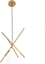 Изображение Lampa wiszca MAXlight Loftowa LAMPA wiszca XENA P0403 Maxlight metalowa OPRAWA szklana kula zwis mosidz biay
