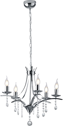 Picture of Lampa wiszca Trio yrandol glamour metalowy Trio LUCERNA wiecznikowy 101600506