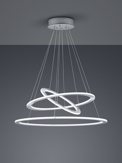 Изображение Lampa wiszca Trio Nowoczesna lampa wiszca ledowa satynowa Trio Durban 321910307