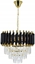 Изображение Lampa wiszca Zumaline Elem Toledo 6260/4 TR BL lampa wiszca zwis 4x40W E14 zota/transparentna/czarna