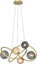 Picture of Lampa wiszca Zumaline Zuma Line Arlon MD4922-5-EGBDN lampa wiszca zwis nowoczesa designerska ball kule szklane klosze 5x3,5W G9 zota/dymiona