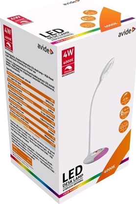 Attēls no Lampka biurkowa Avide LED adowana lampka biurkowa 4W RGB biay