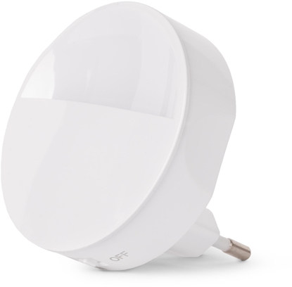 Attēls no Lampka wtykowa do gniazdka ENTAC Entac ENL-0.8W-CDS lampka nocna wtykana do gniazdka Lampka nocna do gniazdka