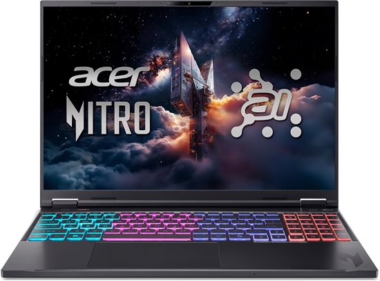 Изображение Laptop Acer Nitro 16 AI AN16-61 Ryzen AI 9 365 / 32 GB / 1 TB / W11 Pro / RTX 5070 / 180 Hz (NH.QXYEP.003)