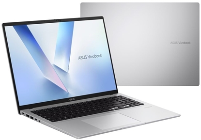 Изображение Laptop Asus ASUS Vivobook 16 M1607GA-MB003W Ryzen AI 7 445 16.0"WUXGA IPS-level Panel 60Hz 300nits AG 16GB DDR5 SSD512 Radeon Graphics WLAN+BT Cam1080p 42WHrs Win11 Cool Silver