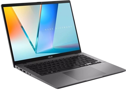 Изображение Laptop Asus ASUS Vivobook S14 M3407GA-SF012W Ryzen AI 7 445 14.0"WUXGA 60Hz 300nits AG 16GB DDR5 SSD512 Radeon Graphics WLAN+BT Cam FHD 70WHrs Win11 Matte Gray