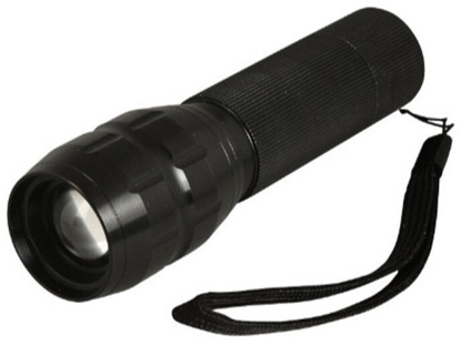 Attēls no Latarka Guess LED aluminiowy latarnik 3 wati czarny 3 tryby owietlenia 4002711 Heitech 04002711 (4250040927119)