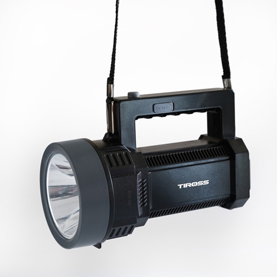 Picture of Latarka Tiross Latarka 2400mAh LED akumulatorowa USB C z funkcj powerbank TIROSS TS-2255