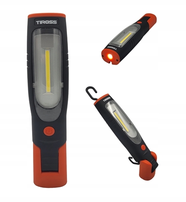 Attēls no Latarka Tiross Latarka LED USB akumulatorowa czerwona TIROSS TS-2270