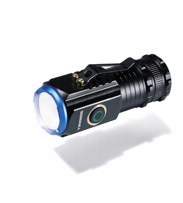 Attēls no Latarka Tiross Latarka Li-ion 900mAh LED na akumulator akumulatorowa USB TIROSS TS-2264