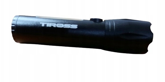 Изображение Latarka Tiross Latarka metalowa USB C 1200mAh TIROSS TS-2254