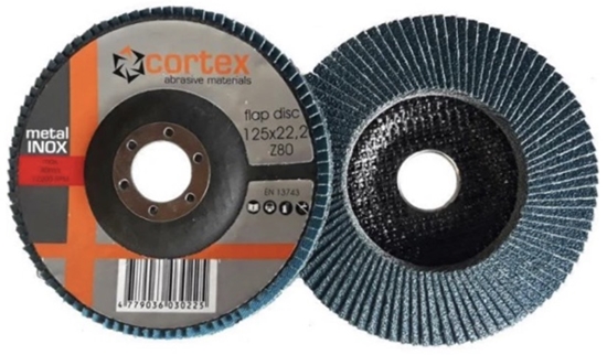 Picture of Lāpstveida slīpēšanas disks Cortex 14012; 125x22,2 mm; P80