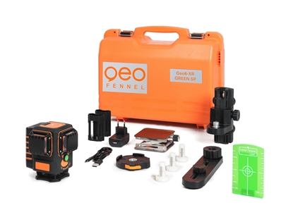 Изображение Lāzera nivelieris Geo-Fennel Geo6-XR GREEN SP + piederumi