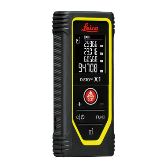 Picture of Lāzera tālmērs Leica Geosystems DISTO X1