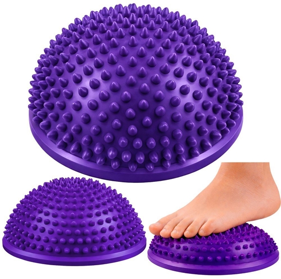 Изображение Lean Pókula Sensoryczna Do Masau wicze Równowagi Fioletowa 16 cm LEAN