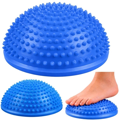 Изображение Lean Pókula Sensoryczna Do Masau wicze Równowagi Niebieska 16 cm LEAN