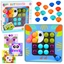 Attēls no LeanToys Kreatywne Puzzle Geometryczne Mozaika Ukadanka Edukacyjna Grzybki 53 el.