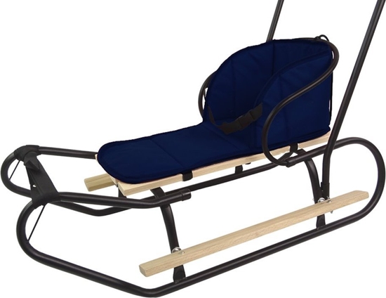 Picture of LeanToys Materac Do Sanek Mikki Trzy Zapicia Granatowy LEAN Toys