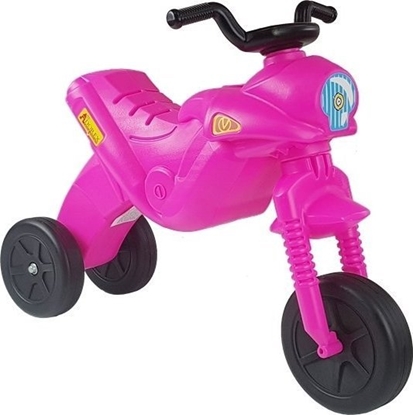 Picture of LeanToys Motorek Biegowy Trójkoowy Enduro Jedzik Róowy 5045