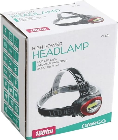 Picture of LED galvas lukturis 3W, 180LM, Omega