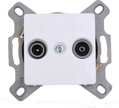 Изображение Legrand Gniazdo antenowe CARIVA RTV przelotowe biae - 773634