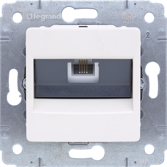 Picture of Legrand Gniazdo telefoniczne 1xRJ11 CARIVA kremowe - 773738