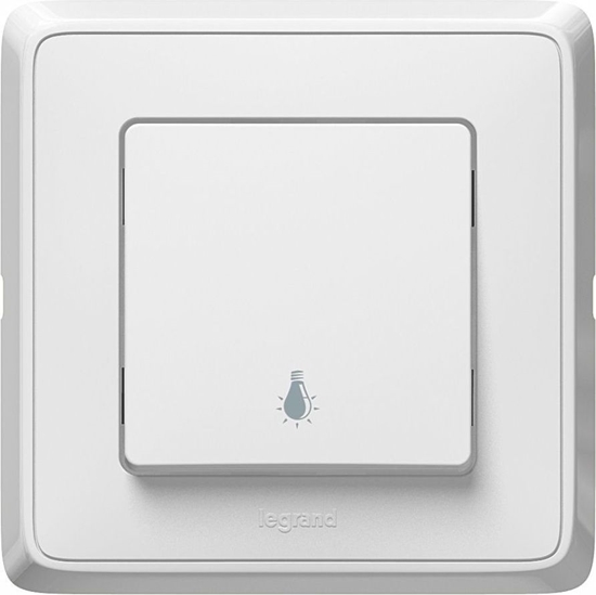 Picture of Legrand Klawisz z symbolem lampy Cariva biay - 773630