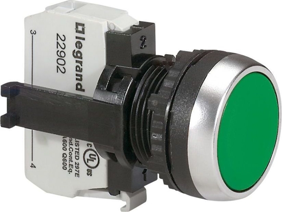 Picture of Legrand Przycisk sterowniczy 22mm zielony 1R (023702)