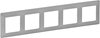 Picture of Legrand Ramka piciokrotna Valena Life aluminium (754135)