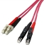 Изображение Leoni LWL-Kabel duplex 50/125µm OM4, R&M E2000 / Suhner LC, 15 m
