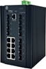 Изображение Level One LevelOne IGX-2072 tīkla pārslēgs Vadīts L2+ Gigabit Ethernet (10/100/1000) Melns