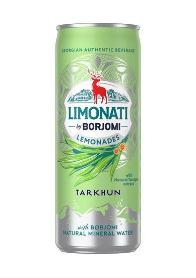 Picture of Limonāde Limonati by BORJOMI, tarhūns, bundžā, 0.33l (DEP)