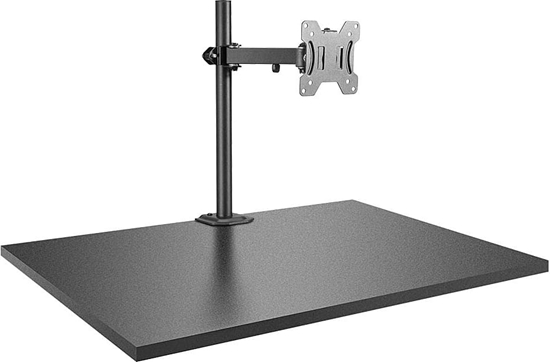 Picture of Lindy Single Display Bracket w/ Pole & Desk Clamp