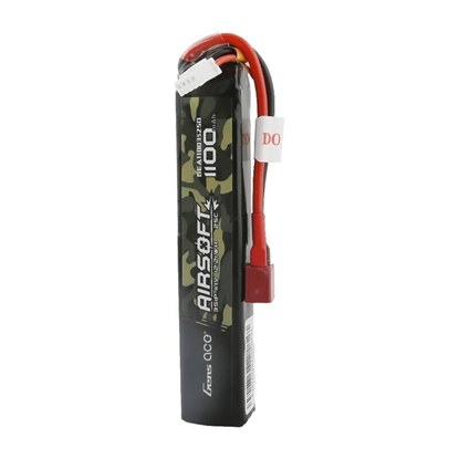 Attēls no Lipo Gens ace 25C 1100mAh 3S1P 11.1V Airsoft Gun battery with T-plug