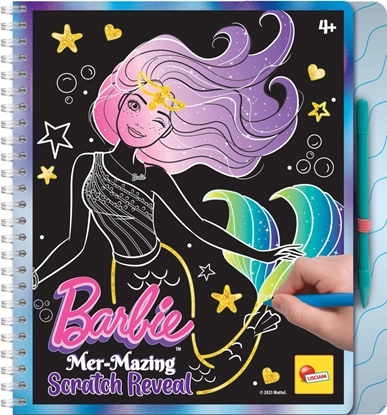 Attēls no LISCIANI BARBIE SKETCH BOOK MER-MAZING SCRATCH REVEAL
