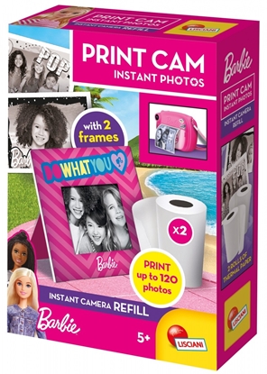 Attēls no Lisciani Rolki do aparatu Barbie Print Cam - 2 sztuki