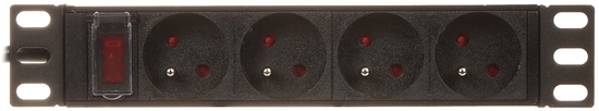 Picture of Listwa zasilajca Delta 4 gniazda 1.8 m czarna (PD-4/R10/R)
