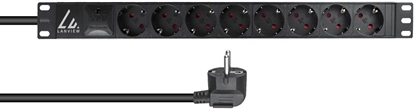 Attēls no Listwa zasilajca Lanview 19" Rack mount power strip,